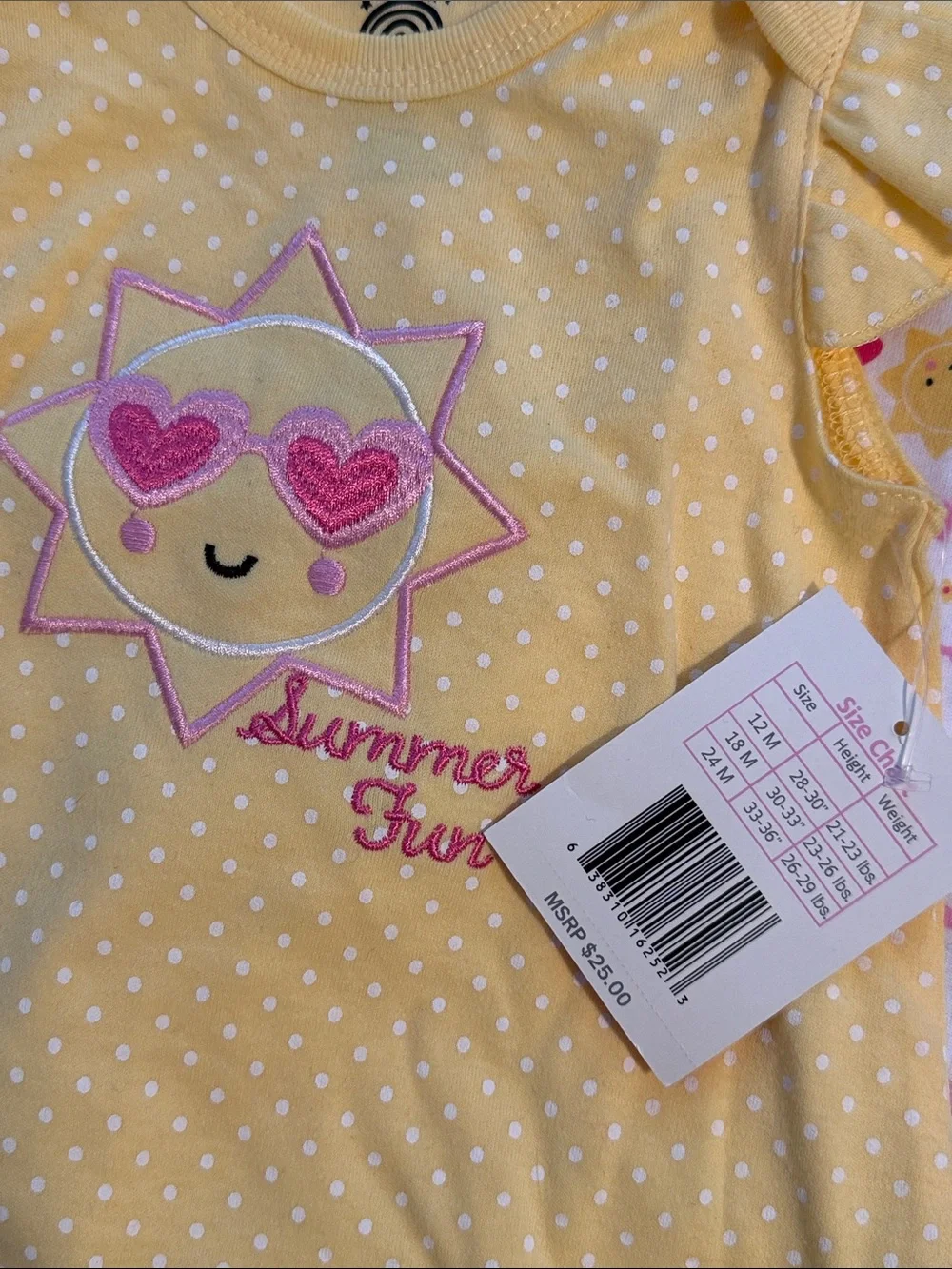 Baby Girl Spring / Summer Outfit Bundle - 2 Onesies and 20 Bows NWT
